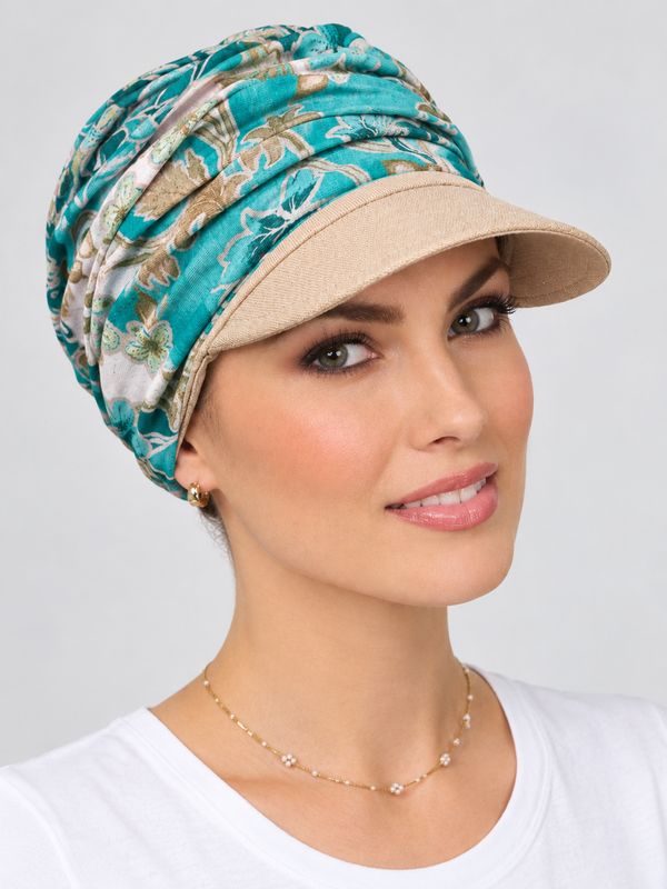 TURBANTE CALOTTINA CON VISIERA VENUS TURBANTE CALOTTINA CON VISIERA VENUS