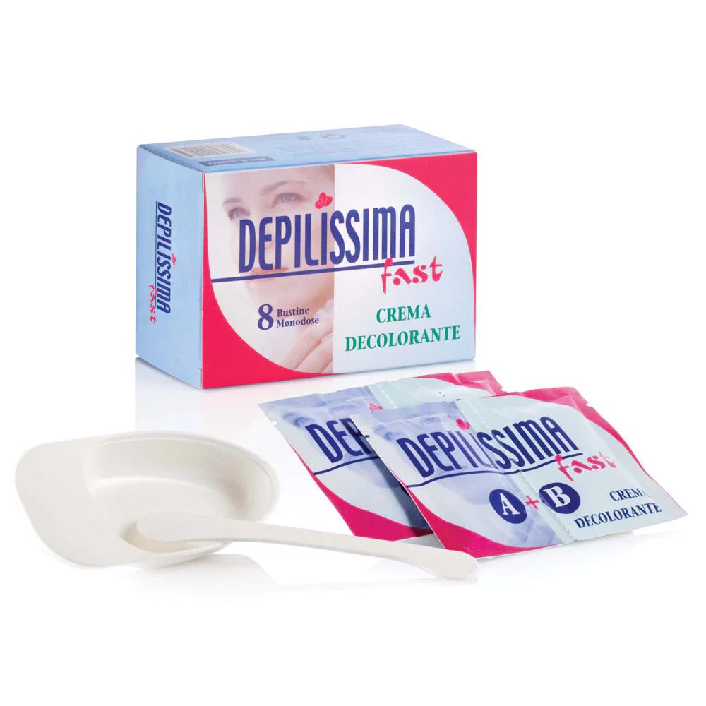 DEPILISSIMA CREMA DECOLORANTE 8 BUSTINE MONODOSE DEPILISSIMA CREMA DECOLORANTE 8 BUSTINE MONODOSE