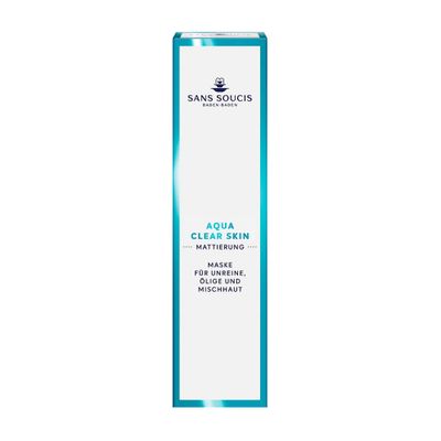 SANS  SOUCIS AQUA CLEAR SKIN MASK 53gr maschera pelli impure