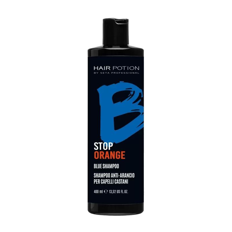 HAIR POTION STOP ORANGE SHAMPOO 400ml anti arancio capelli castani HAIR POTION STOP ORANGE SHAMPOO 400ml anti arancio capelli castani