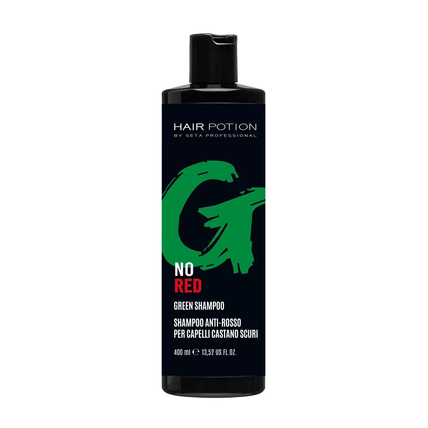 HAIR POTION NO RED SHAMPOO 400ml anti rosso capelli castano scuro HAIR POTION NO RED SHAMPOO 400ml anti rosso capelli castano scuro