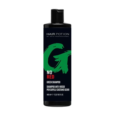 HAIR POTION NO RED SHAMPOO 400ml anti rosso capelli castano scuro HAIR POTION NO RED SHAMPOO 400ml anti rosso capelli castano scuro