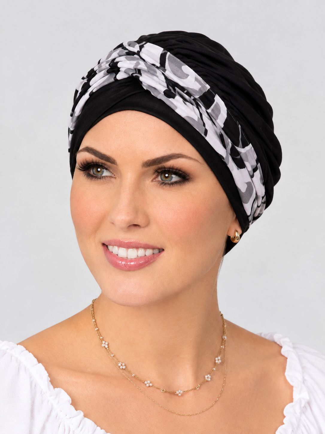 TURBANTE NATHALIE CON FASCIA TURBANTE NATHALIE CON FASCIA