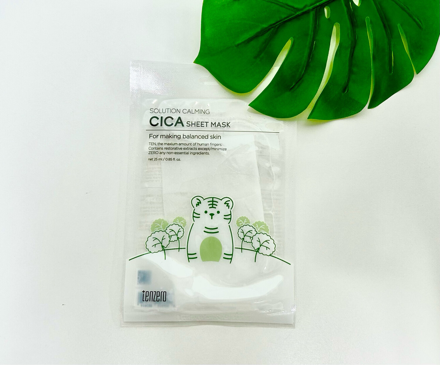 tenzero cica sheet mask 10ea