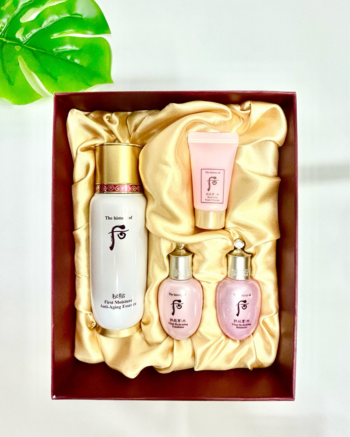 The history of WHOO Bichup first moisture anti aging Essence special set