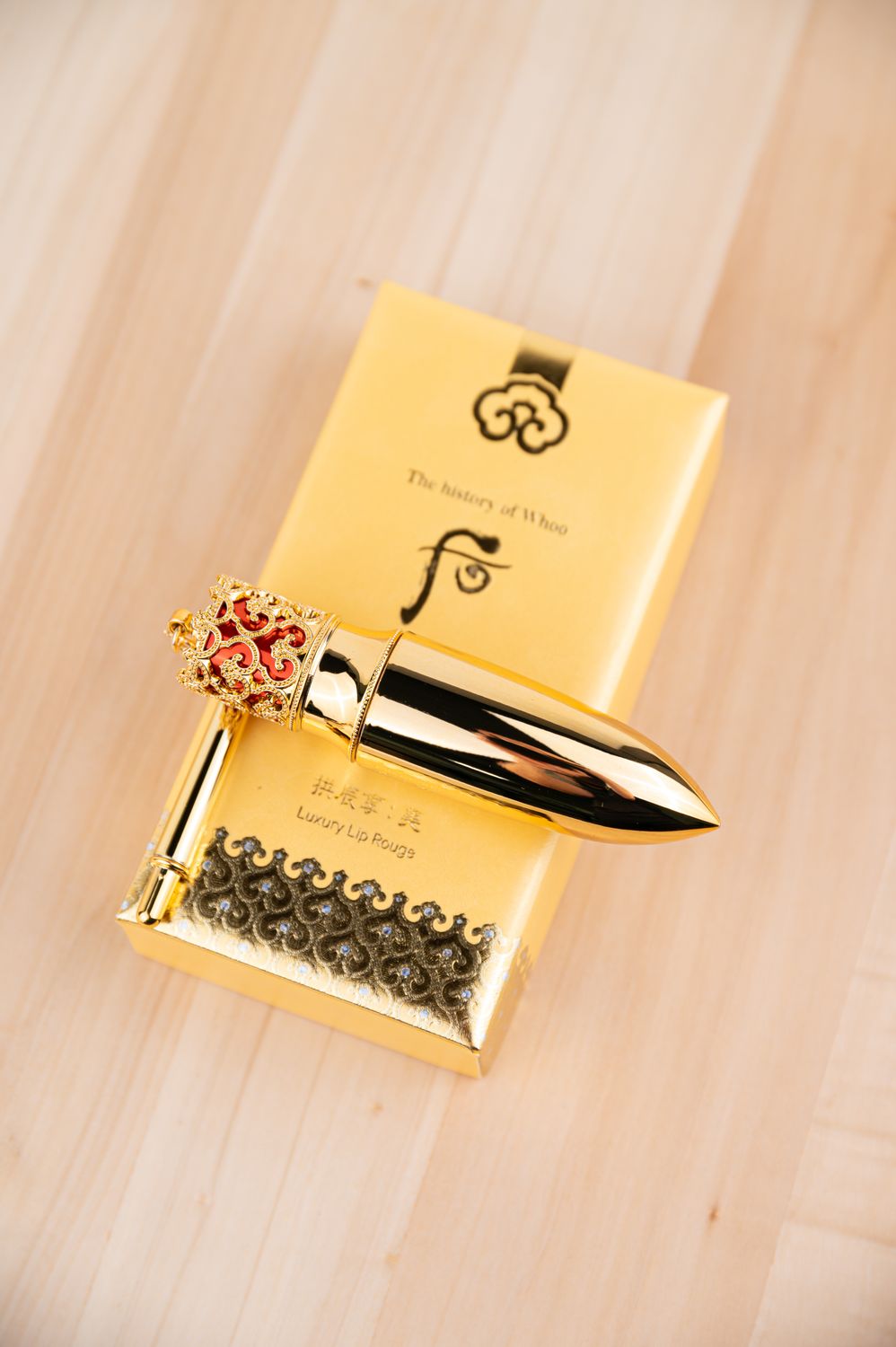 [51106176]The history of Whoo Gongjinhyang:mi Luxury Lip Rouge No.24 Red Orange [C-3-3]