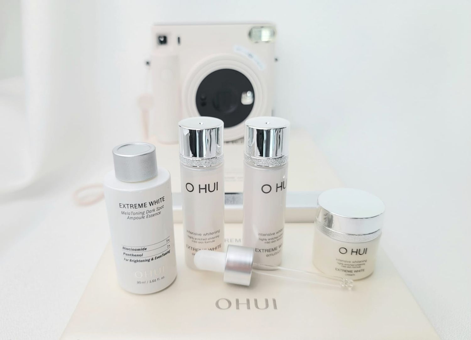 [50709972] O HUi extreme white melatoning dark spot ampoule essence special set [A-4-5]