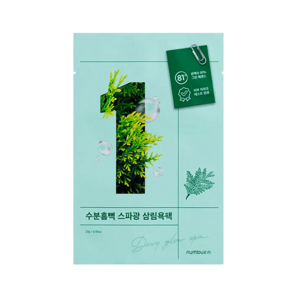 580258 Numbuzin Dewy Glow Spa Sheet Mask 1ea