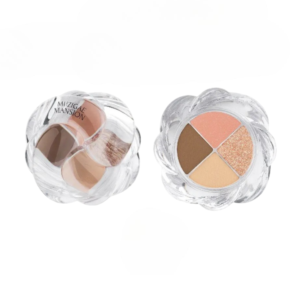 581026 Muzigae Mansion Twist Pot Eye Palette 02 Rich Coral 4.5g