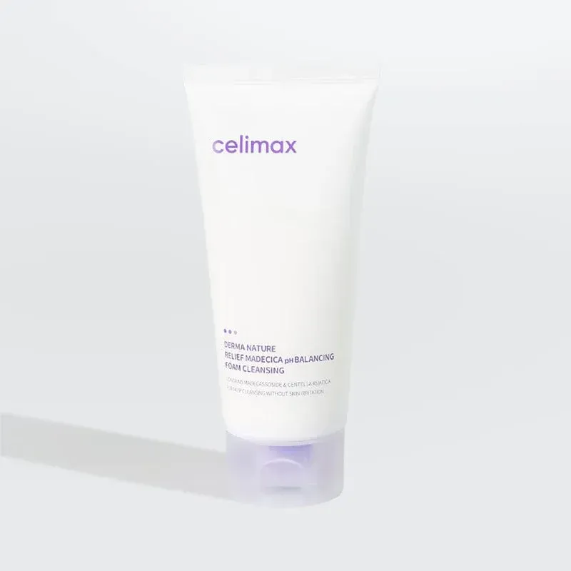 350332 Celimax Derma Nature Relief Madecica pH Balancing Foam Cleansing 150ml D-3-4