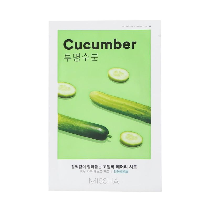 454712 MISSHA Airy Fit Sheet Mask (Cucumber) [19g*1ea]