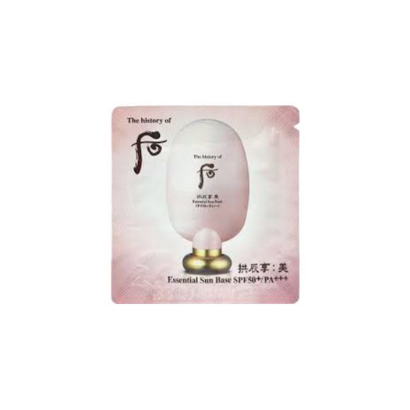 354959 The History of Whoo Gongjinhyang:Mi Essential Sun Base Sample [1ml*120ea]