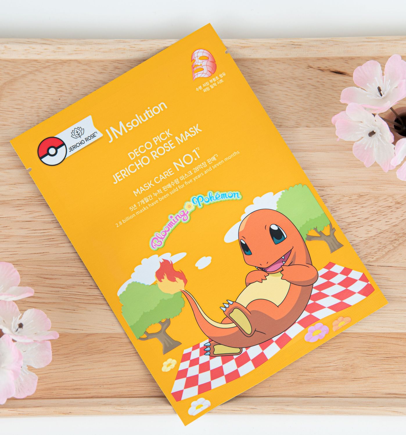 736278 Jm Solution Deco Pick Jericho Rose Mask X Pokemon Charmander 30ml*10EA