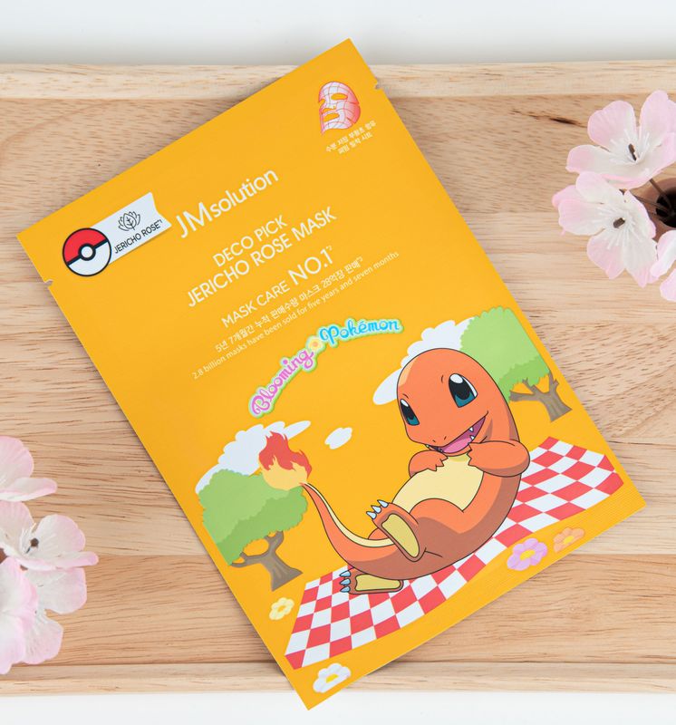 736278 Jm Solution Deco Pick Jericho Rose Mask X Pokemon Charmander 30ml*10EA