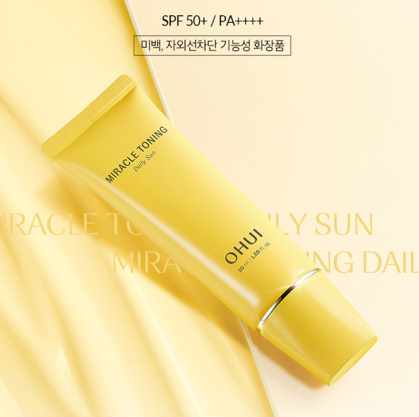 O HUI Miracle Toning Daily Sun SPF 50+,PA++++ 50ml