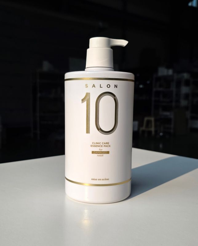 salon 10 clinic care essence pack for damaged hair mise en scene 990 ml