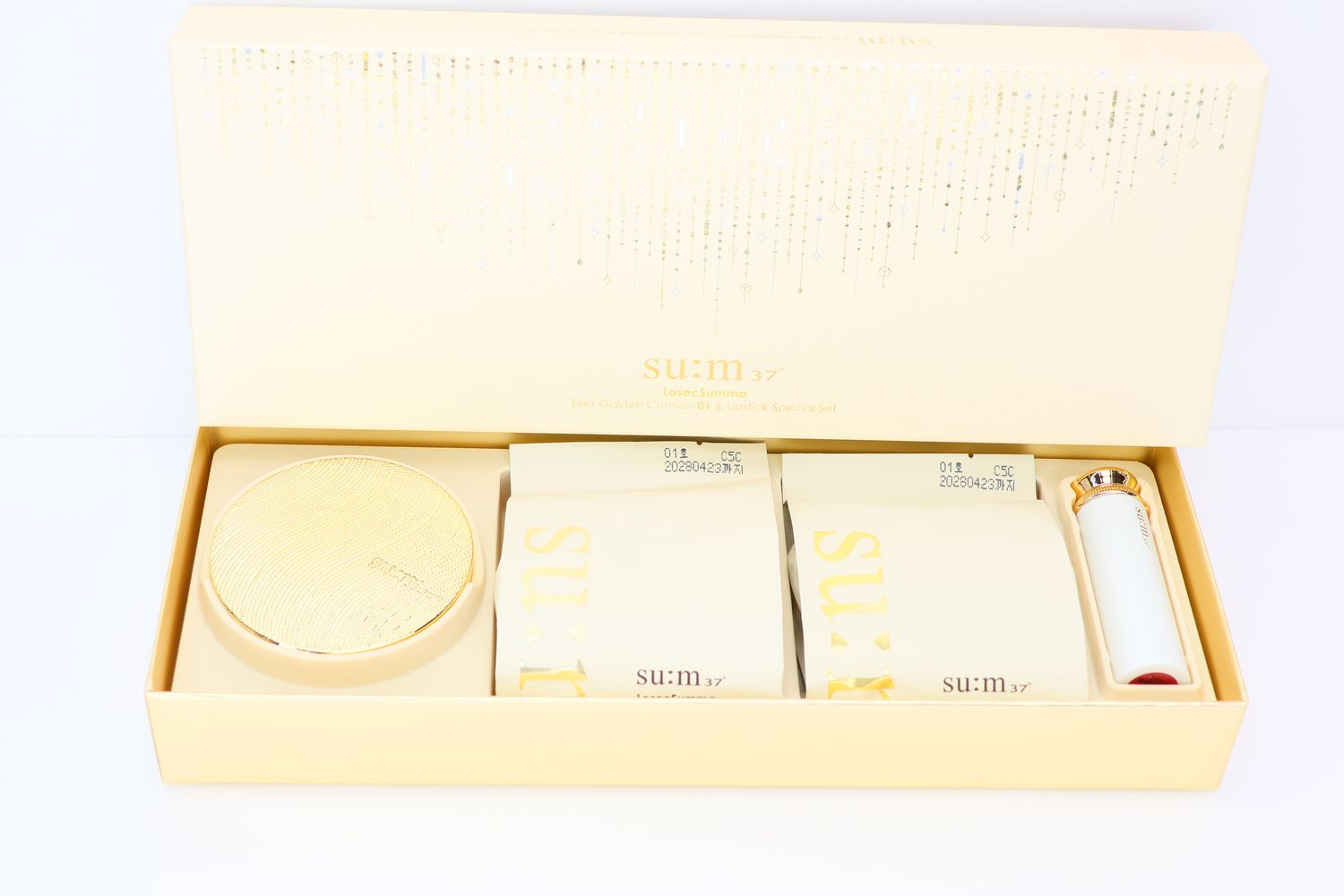 51905780 SUM37 Losec Summa  elixir golden cushion #01 lipstick special set