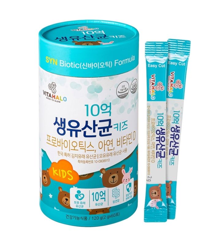 🐻 Vita Halo Kids – Пробиотики с железом и витамином D