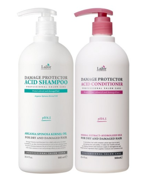 Adore Adore Damage Protector Acid Shampoo 900ml + Conditioner 900ml Set