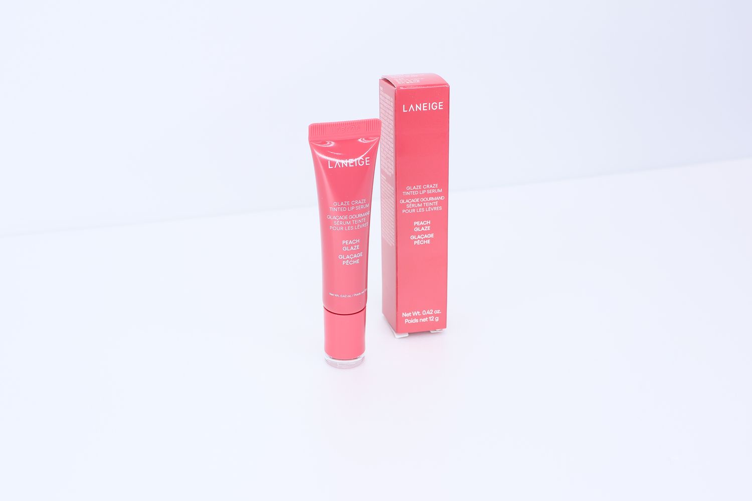 🍑 Laneige Glaze Glaze Tinted Lip Serum — Peach Glaze
