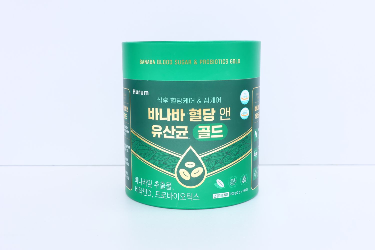 Hurum Banaba Blood Sugar &amp; Probiotics Gold Комплекс для контроля сахара и здоровья кишечника