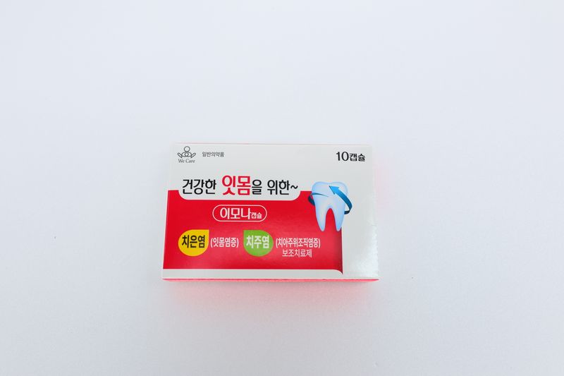 &quot;이모나 캡슐 (Imona Capsule)&quot; от бренда We Care, предназначенного для здоровья дёсен.