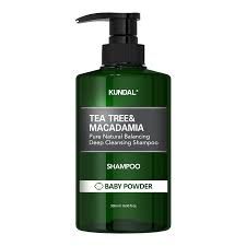 TEA TREE &amp; MACADAMIA DEEP CLEANSING SHAMPOO 500ML - BABY POWDER