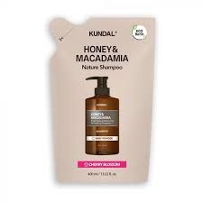 HONEY &amp; MACADAMIA NATURE SHAMPOO REFILL POUCH 400ML - CHERRY BLOSSOM