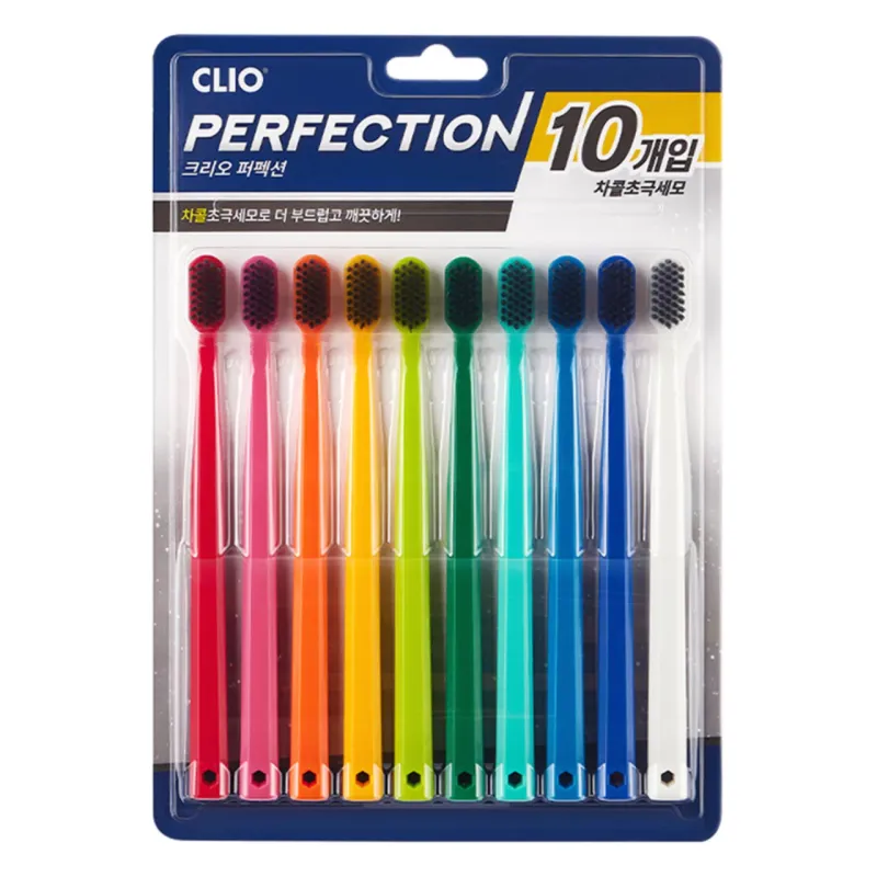 Crio Perfection Charcoal Ultra-Fine Toothbrush (10 pcs)