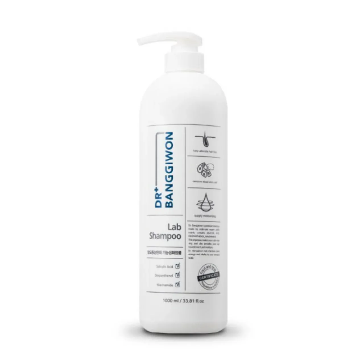 Dr. Banggiwon Lab Shampoo (1,000ML) 🧴 Dr+ Banggiwon Lab Shampoo – Лабораторный уход за кожей головы Научный подход к чистоте и здоровью волос.