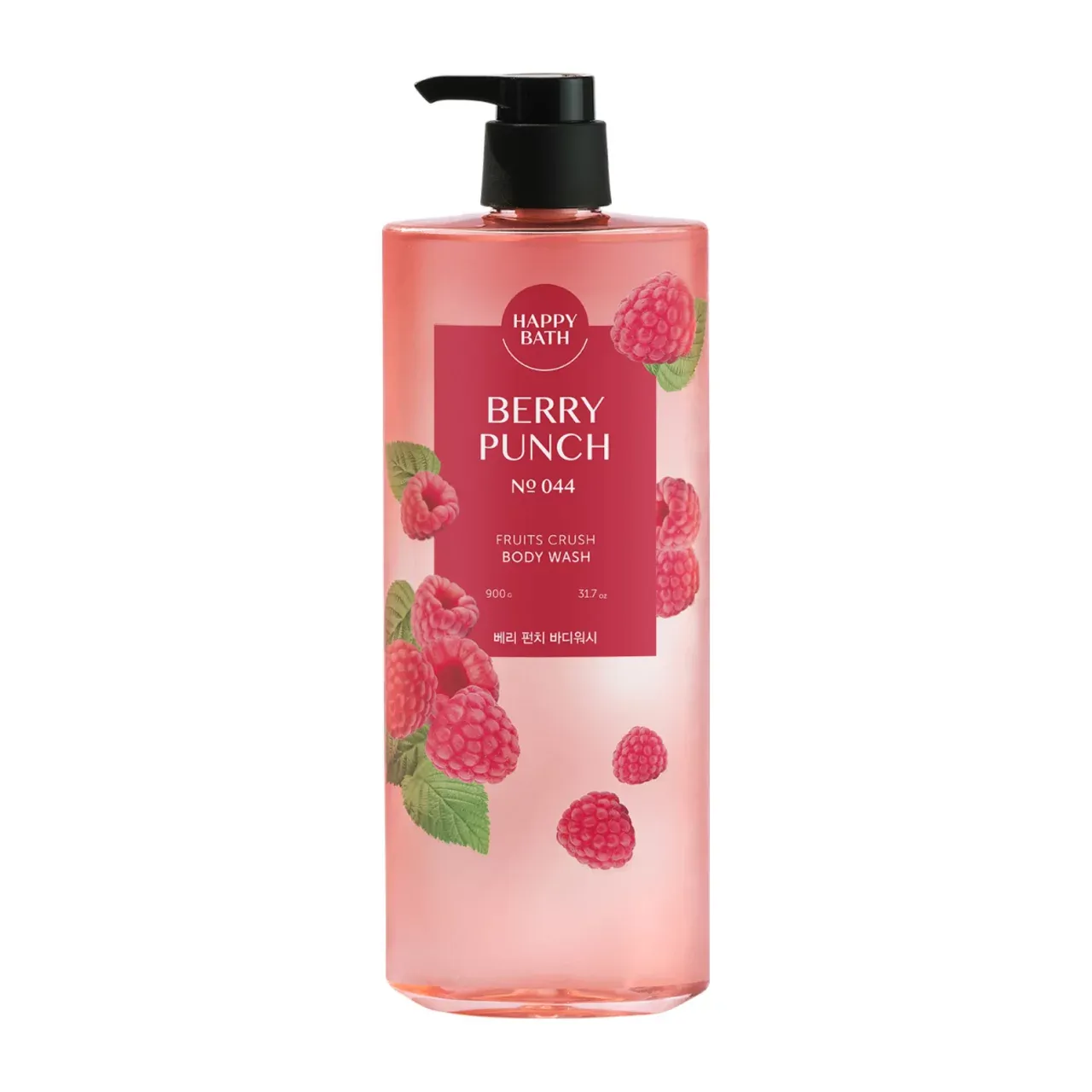 Happy Bath Fruit Crush Body Wash (Berry Punch) (900G) 🍓 Happy Bath Berry Punch №044 – Ягодное удовольствие каждый день Сочный аромат малины и мега-свежесть для кожи.