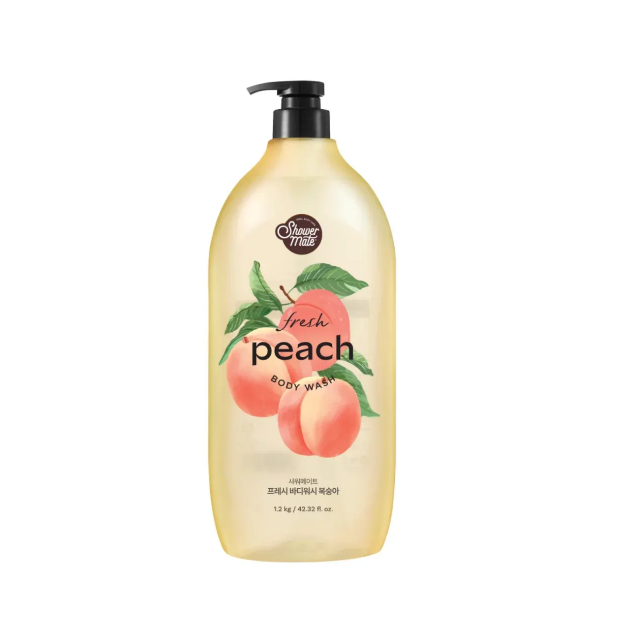 Shower Mate Fresh Body Wash (Peach) (1,200G) 🍑 Shower Mate Fresh Peach – Гель для душа с ароматом персика Летнее настроение в каждой капле!