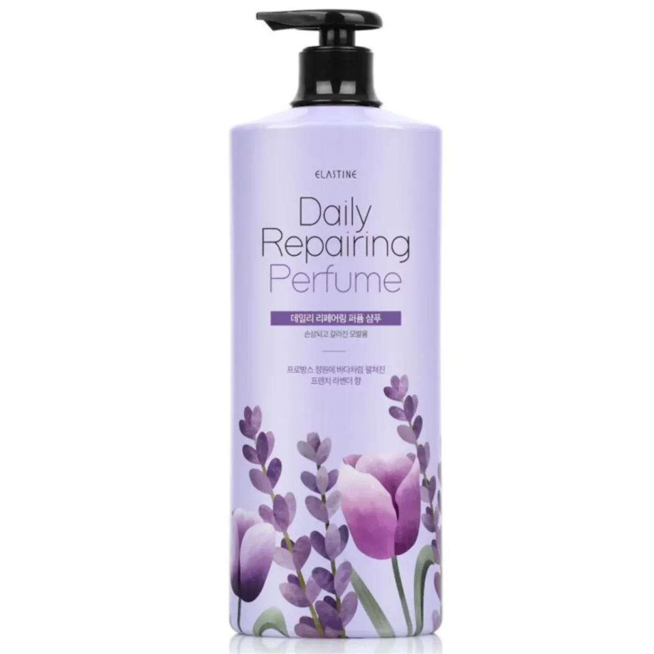 Elastine Repairing Perfume Shampoo (Lavender) (1100ML) 💜 Elastine Daily Repairing Perfume – French Lavender Восстановление и аромат в одном флаконе.