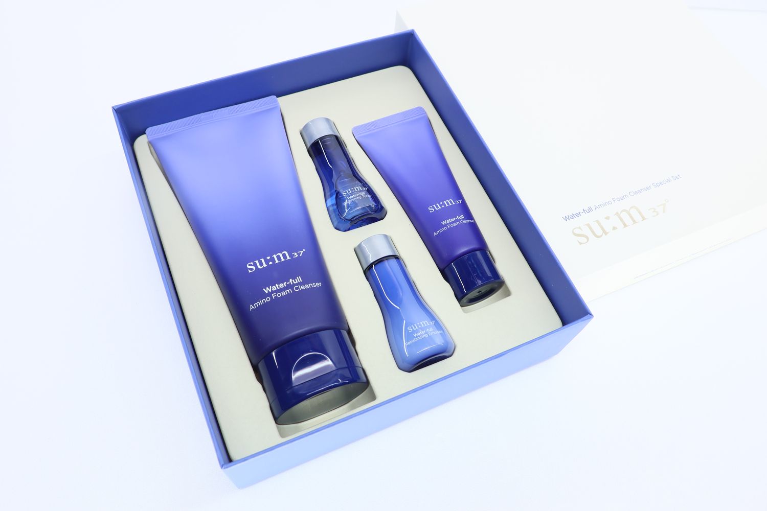 51905146💦 SU:M37° Water-full Amino Foam Cleanser Special Set Глубокое очищение + максимальное увлажнение в одном наборе.