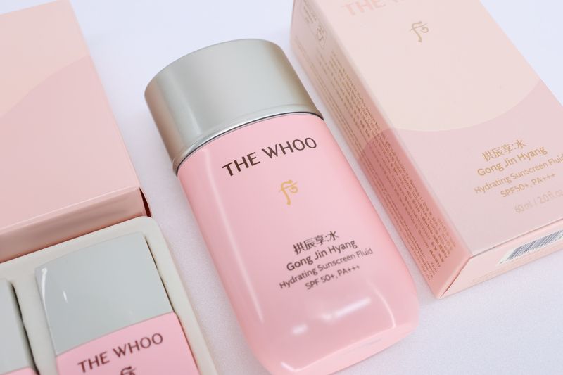 51107345🌸 THE WHOO Gong Jin Hyang Hydrating Sunscreen Fluid Special Gift Set