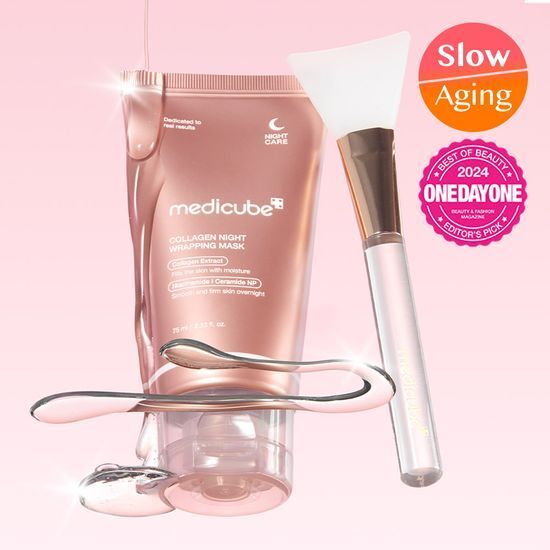 Medicube Collagen Night Wrapping Mask – Ночная коллагеновая обёртывающая маска