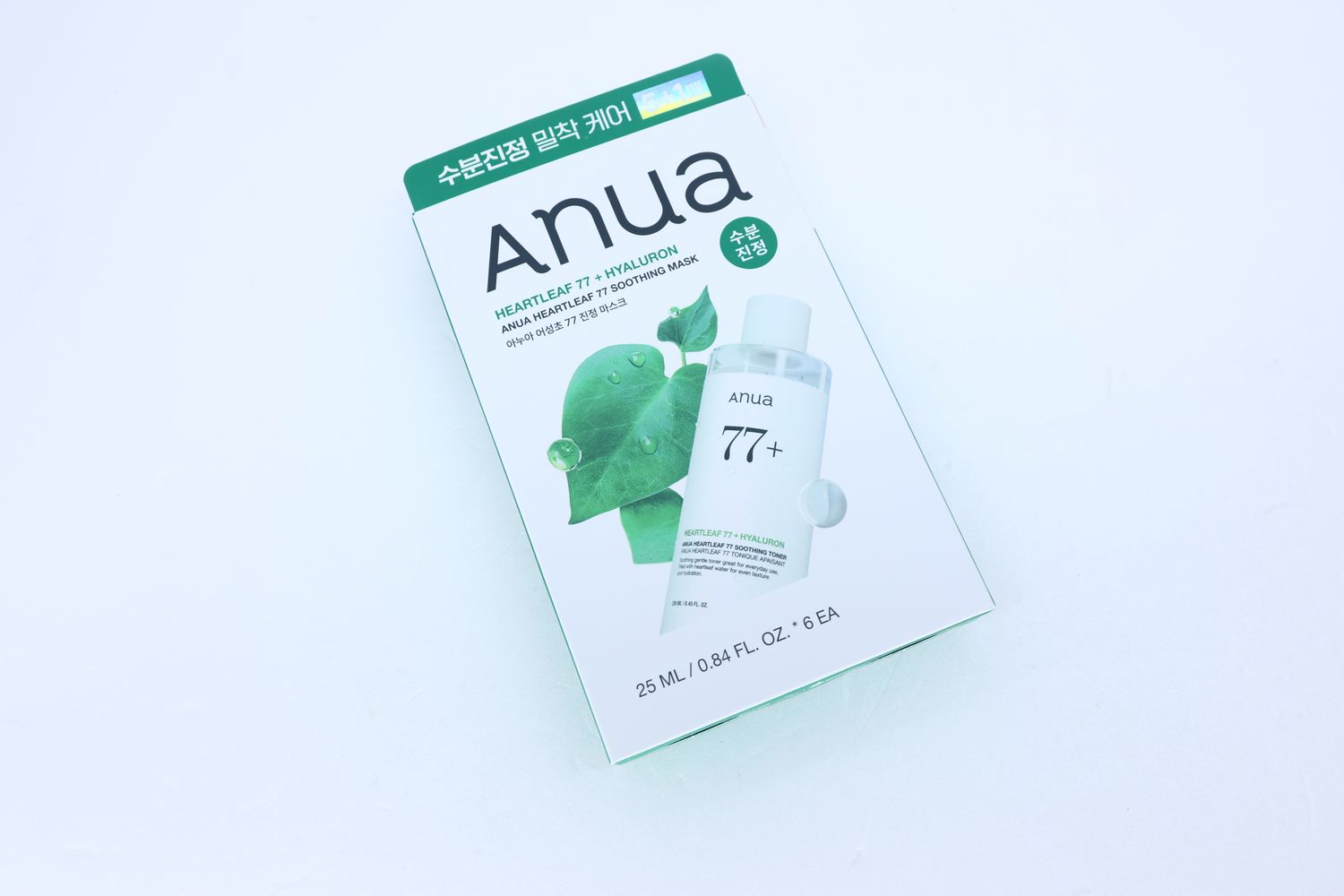 8800307371870 anua heartleaf 77+hyaluron soothing mask 6 ae * 25 ml