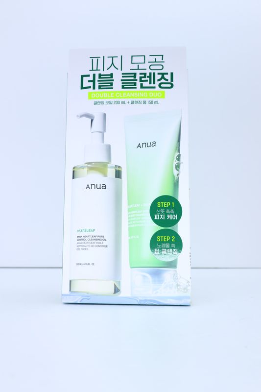 739699 Anua Double Cleansing Duo Heartleaf+BHA Cleansing Oil 200ml + Foam 150ml