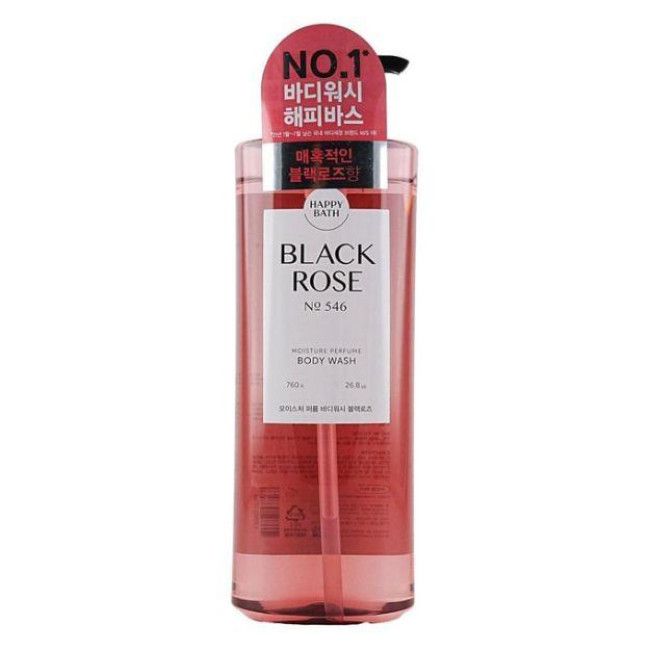 [537568]Happy Bath Black Rose №546 Moisture Perfume Body Wash 760g