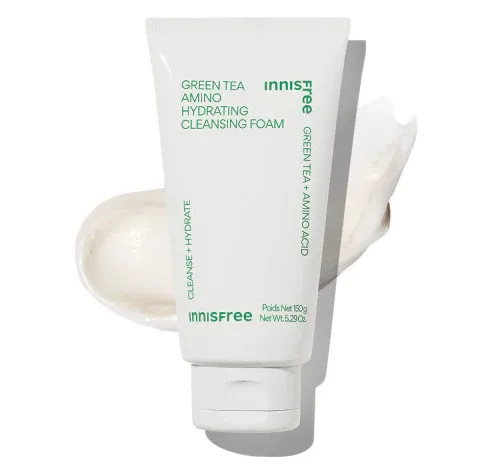 [690834]Innisfree Green Tea + Amino Acid Cleansing Foam 150g