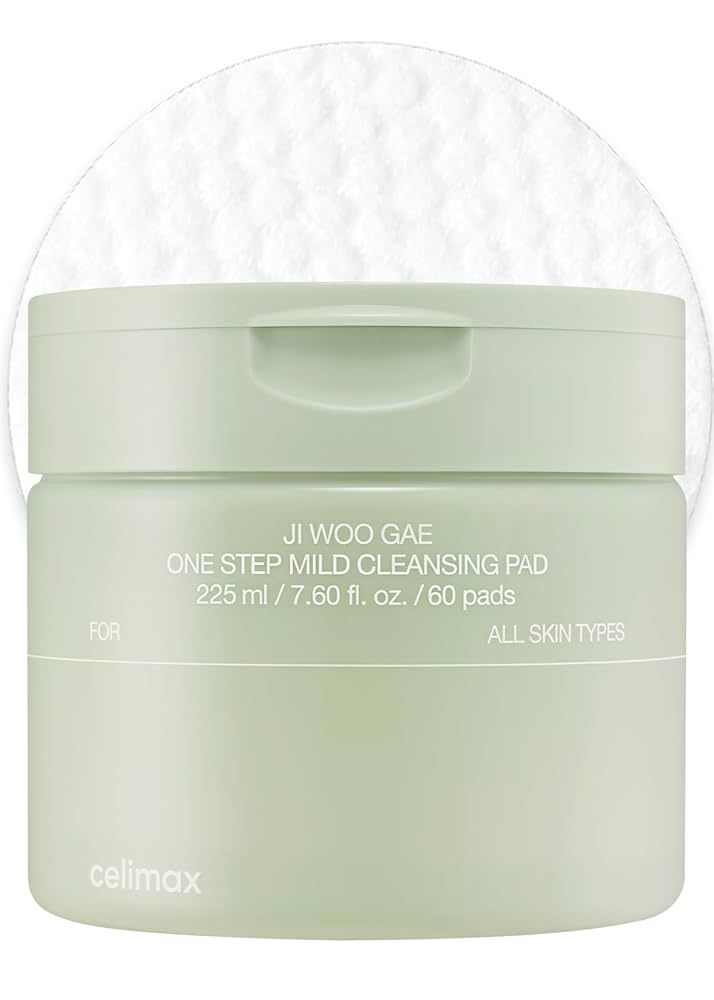 [993889]Celimax Ji Woo Gae One Step Mild Cleansing Pad 60pads 225ml