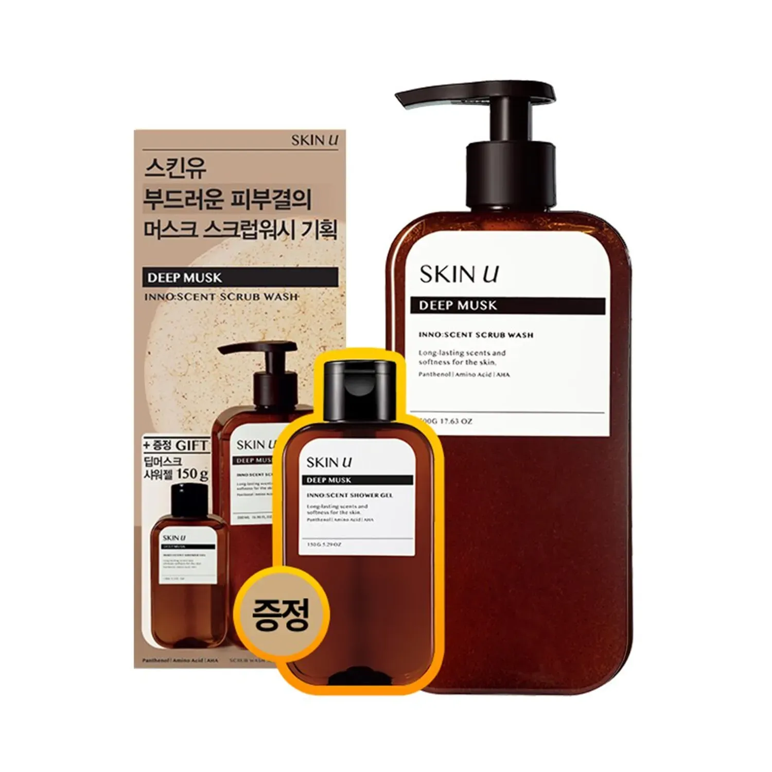 [124516]Skin U Deep Musk Inno:scent Shower Gel 500g+150g