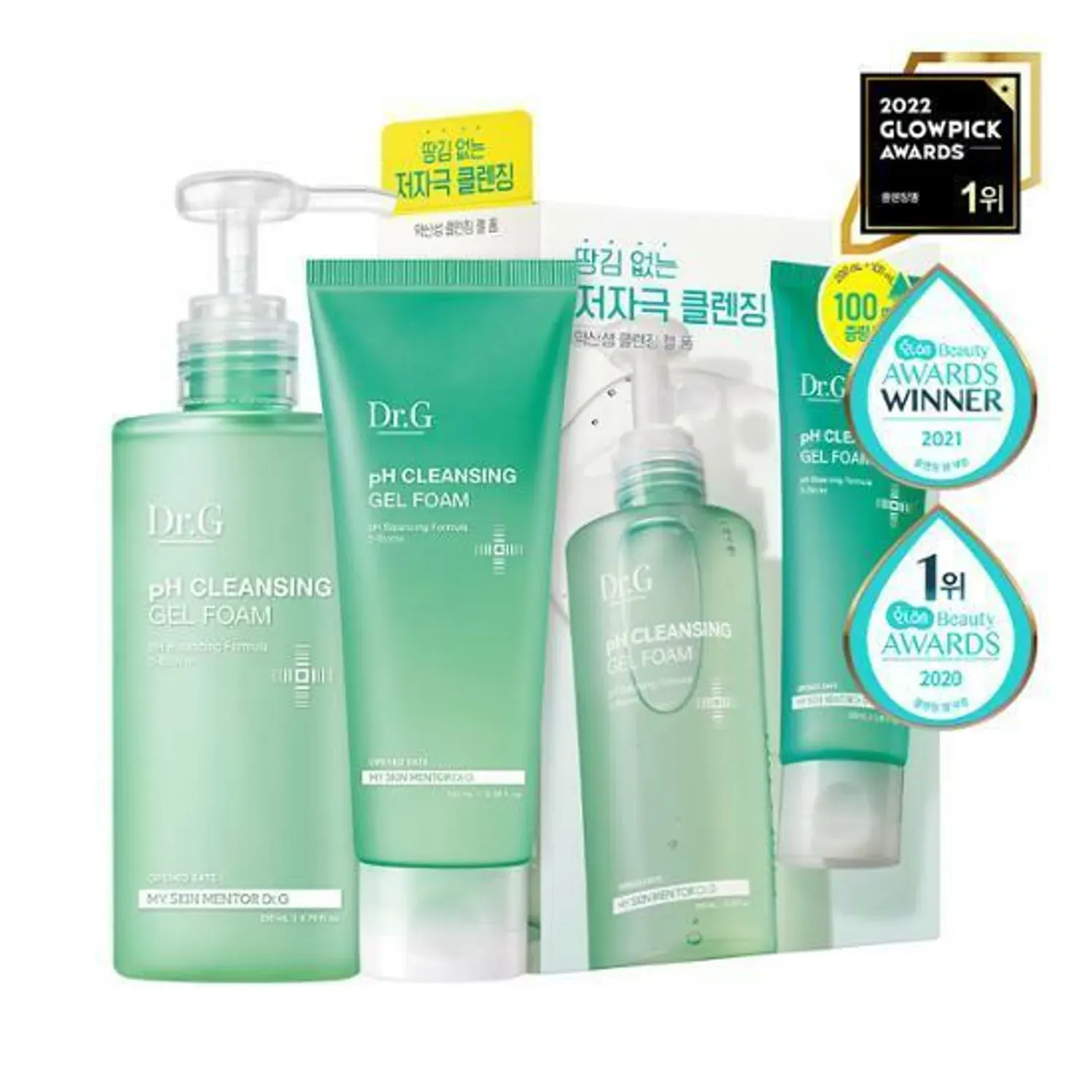 [366086]Dr.G pH Cleansing Gel Foam 200+100ml