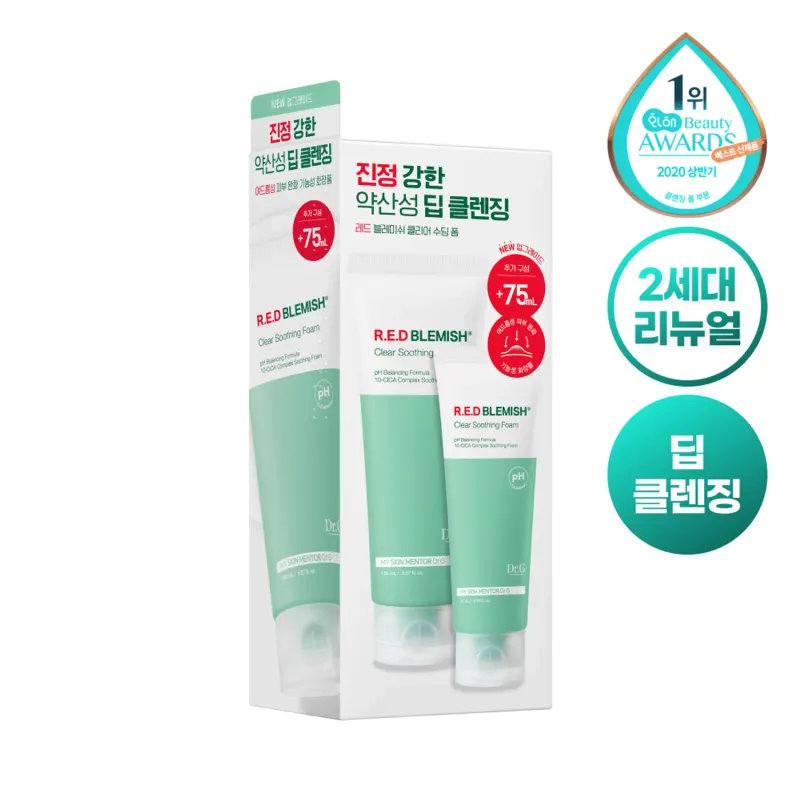 [364471]Dr.G Clear Soothing Foam 150+75ml