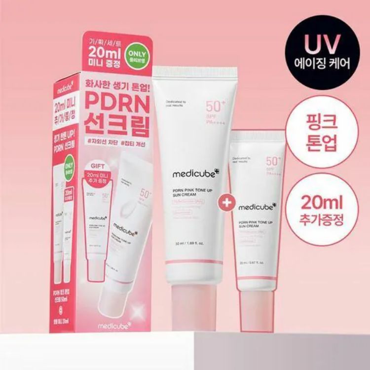 [473609]Medicube PDRN Pink SPF50+ Tone Up Sun Cream 50+20ml