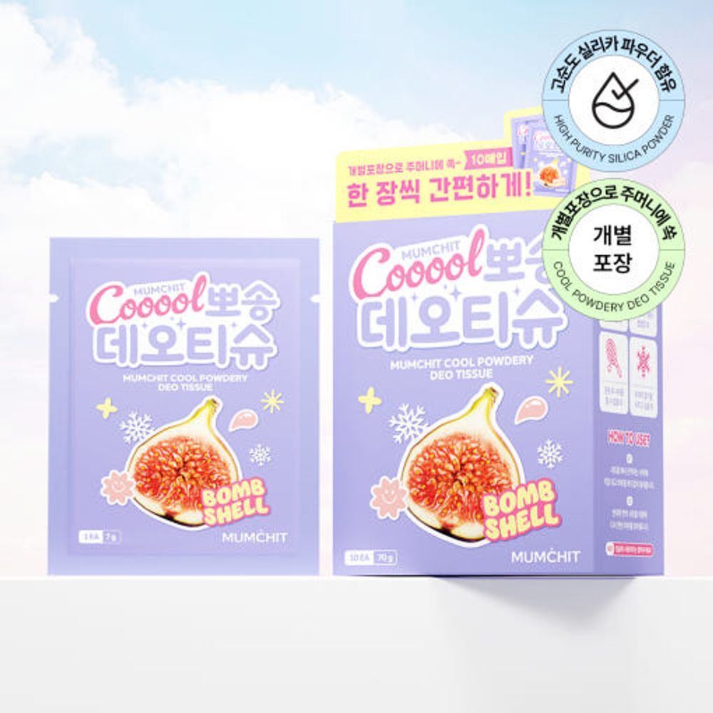 [833324]Mumchit Cool Powdery DEO Tissue 11ea