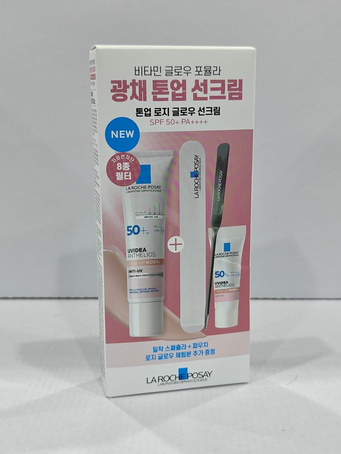 [182790]La Roche Posay Anti-UV Daily Multi-protective Shield Tone-Up Rosy+ SPF50+ 30+3ml + Spatula