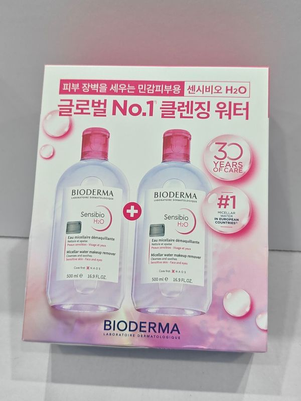 [198000]Bioderma Micellar Water Makeup Remover 500ml*2ea