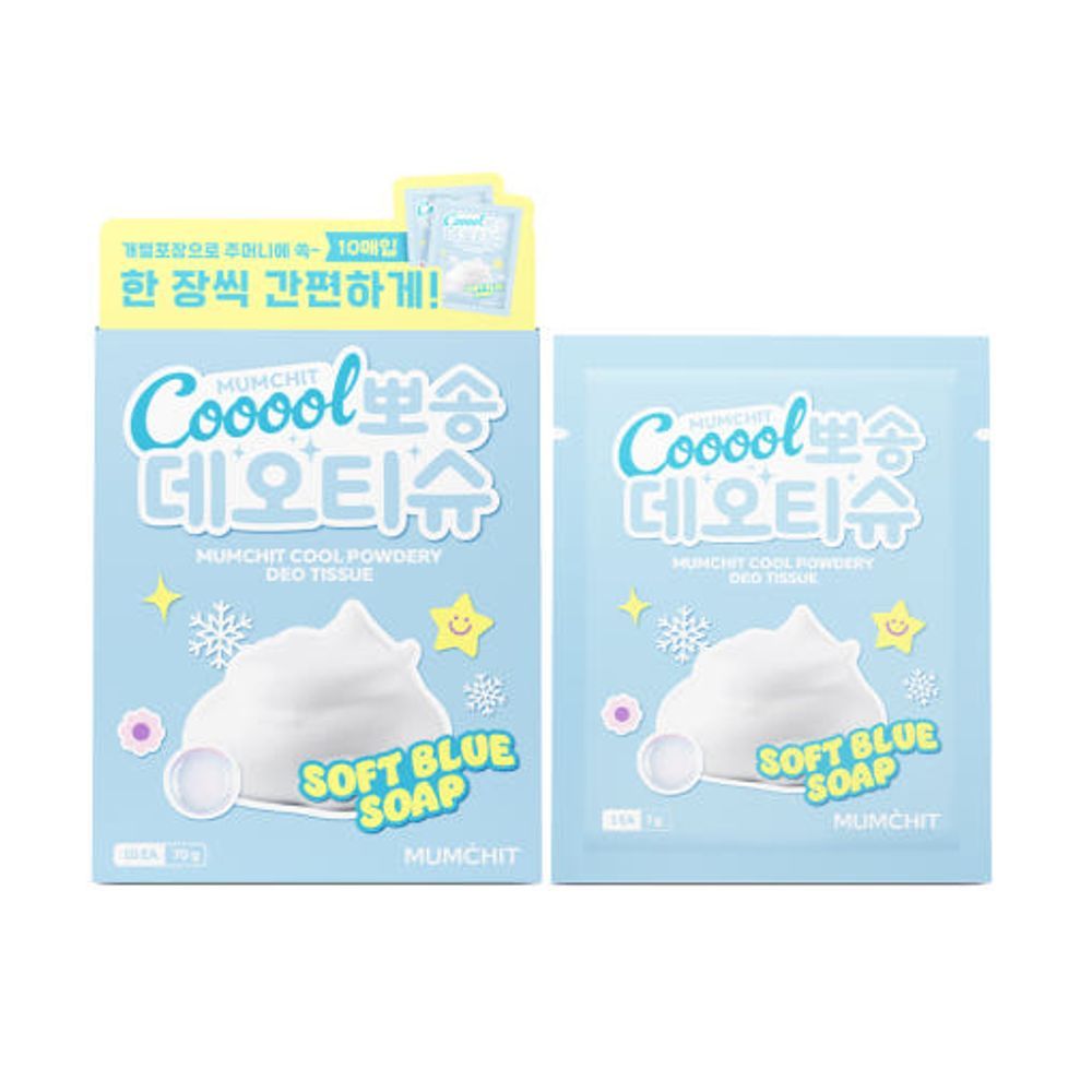 [833331]Mumchit Cool Powdery DEO Tissue 11ea