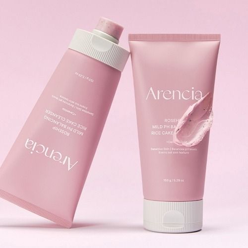 [192183]Arencia Lavender Mild pH Balancing Rice Cake Cleanser 150g